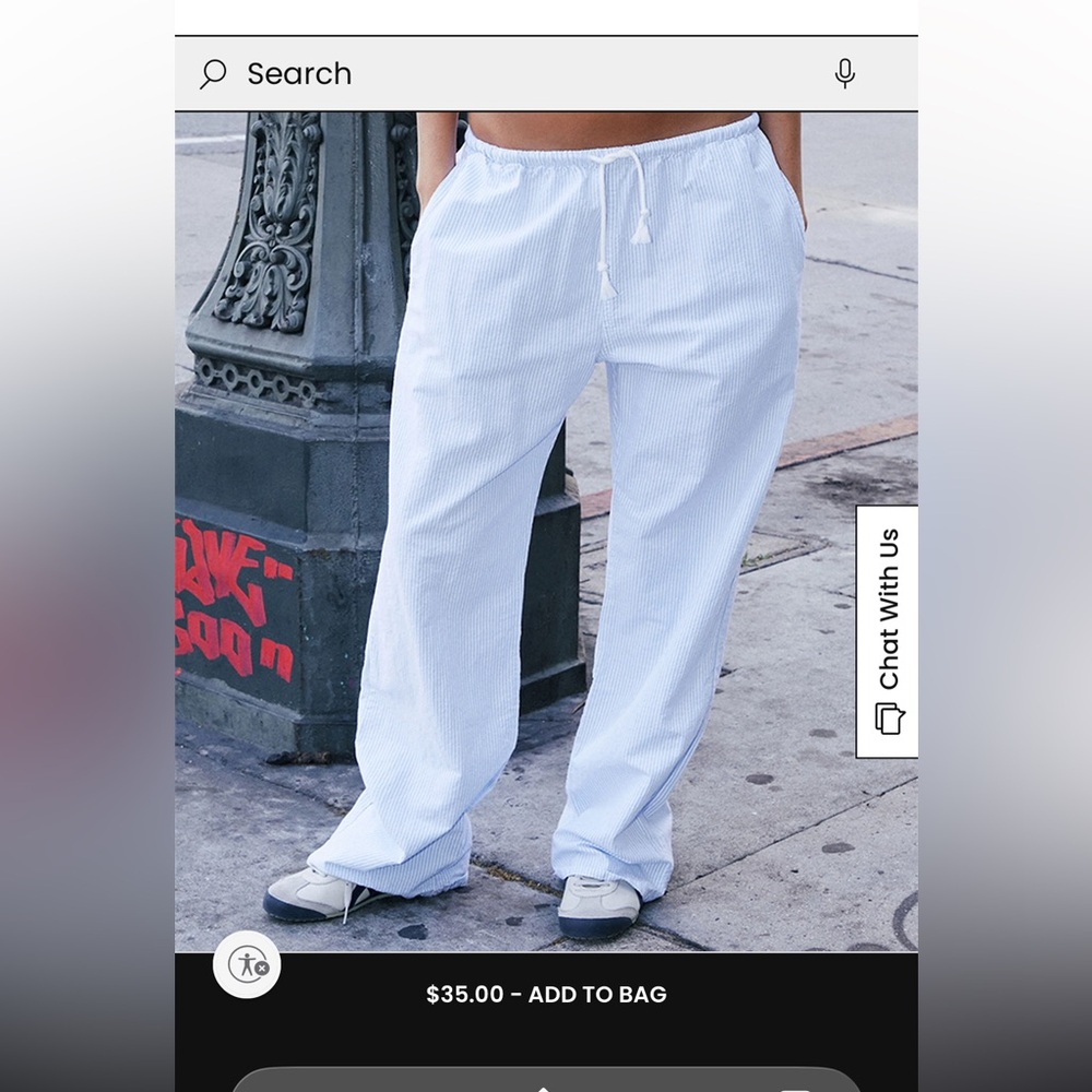 Anastasia brandy melville linen pants